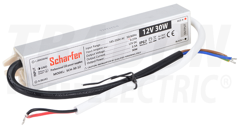 POS LED Driver 24V/1.25A C8 input socket; output: connectors; built-in connectors, L813/L815 plug...