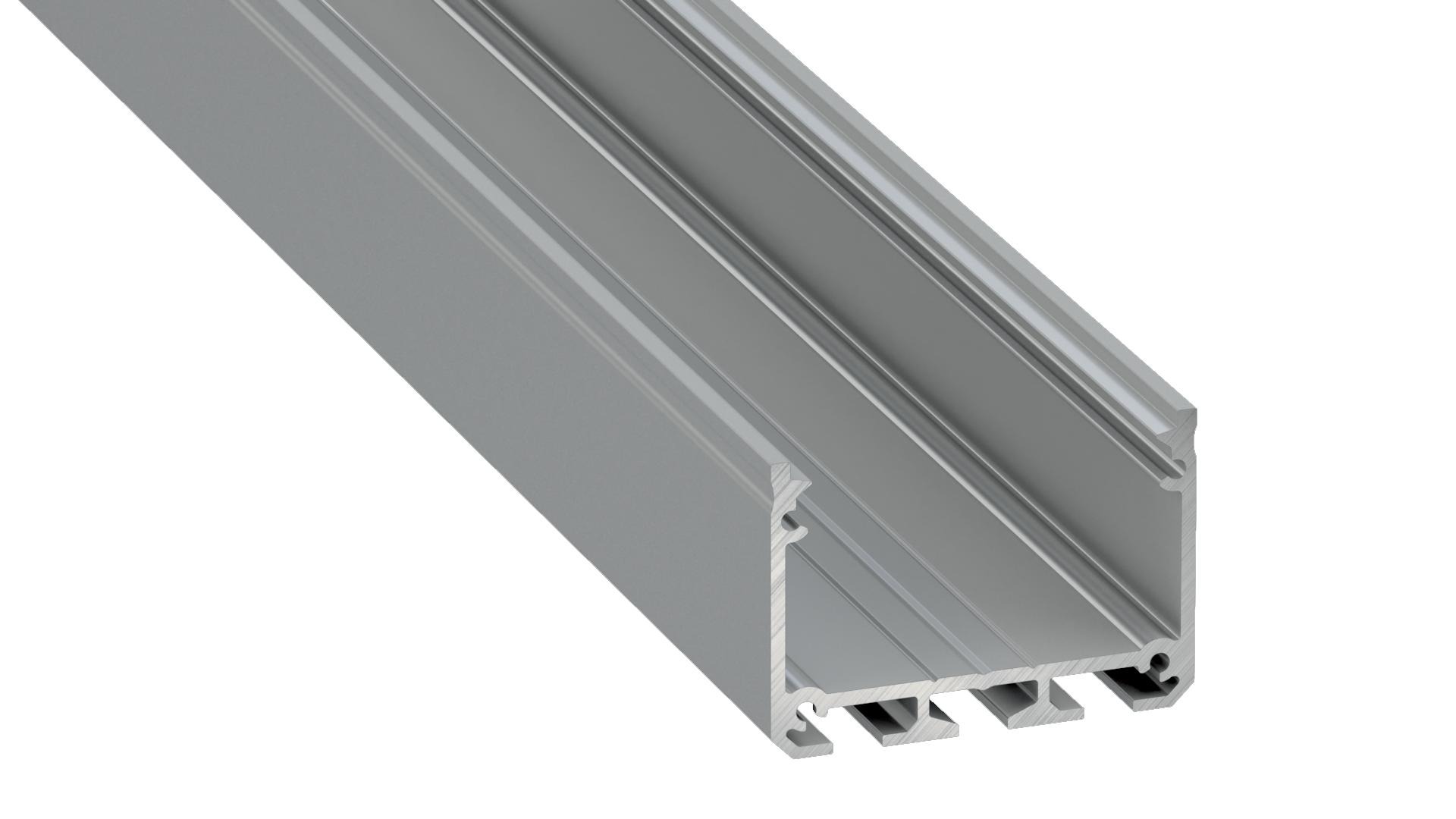 Profil Lumines aluminiu aparent tip A anodizat 2m
