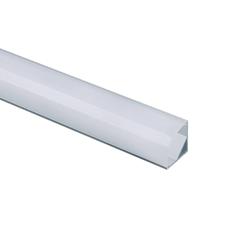 Profil alum colt cu dispersor mat LVT