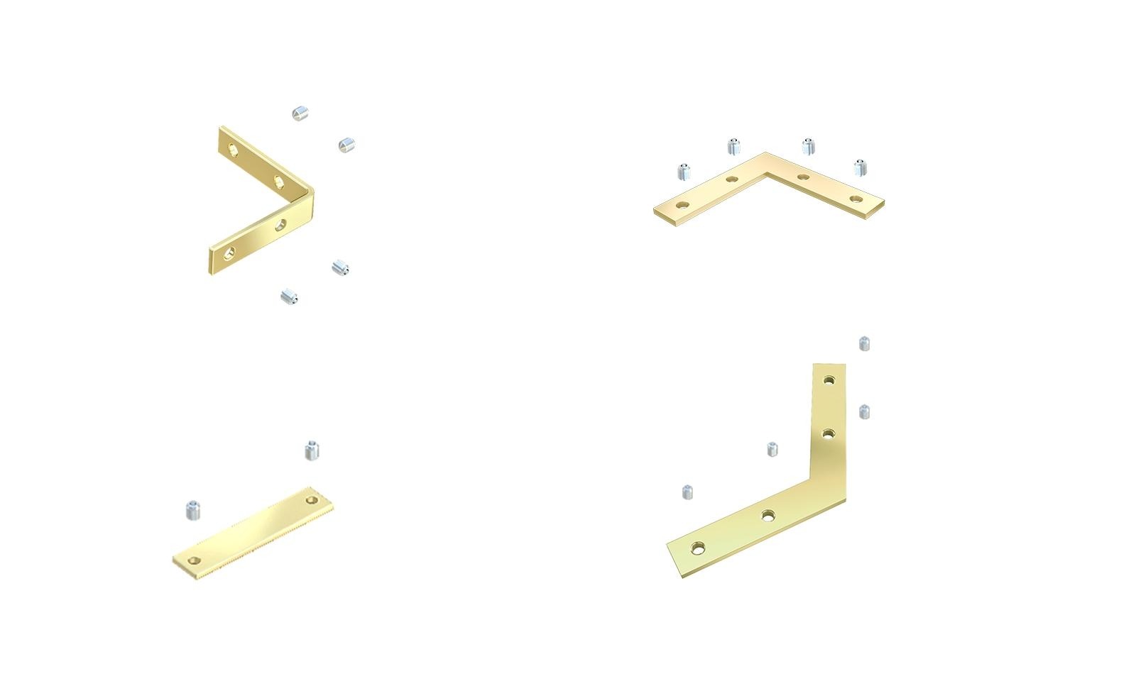 Profil din aluminiu cu capac pvc ELM718/1-200 99ACC08