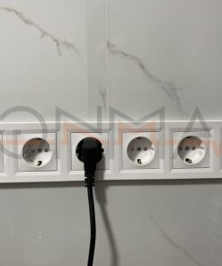 Rama 5 posturi alba Asfora Schneider EPH5800521