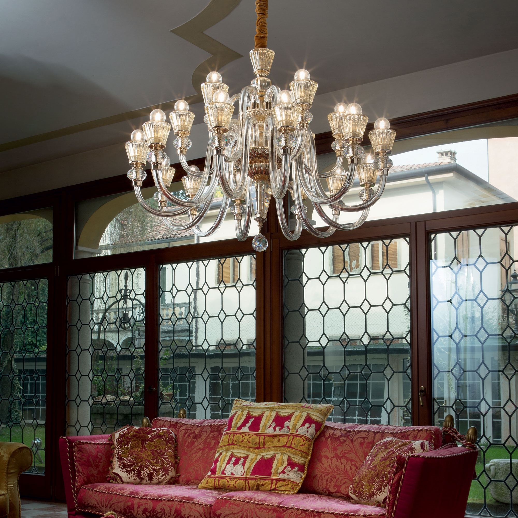 Candelabru auriu Gioconda SP12 IDEAL LUX