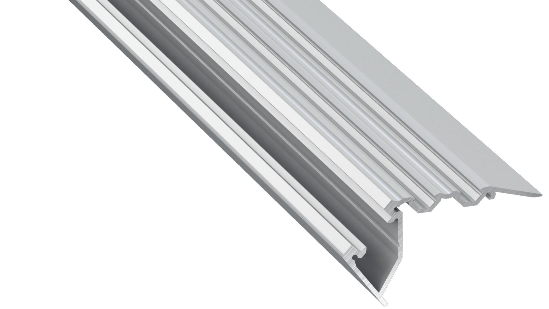 Profil aluminiu pentru scari, tip SCALA, 2 metri, Negru LuminesPROF-ALU-SCALA-2M-BLACK 10-0322-20