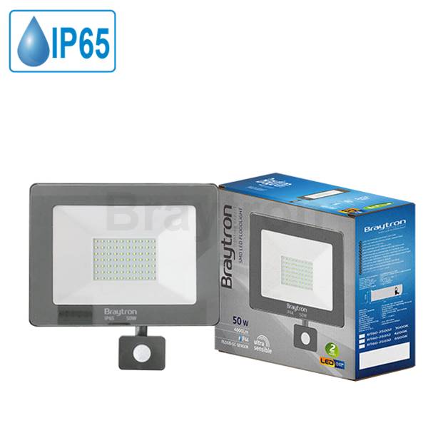 PROIECTOR 50W CU SENZOR VEGA 5500K SLIM IP65 4500LM 98VEGA50SEN ELM.
