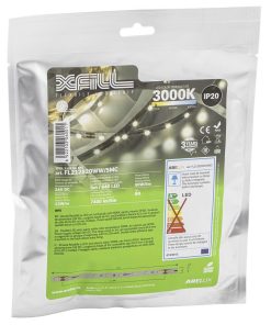Banda  led XFLL  2128   12w/m  24v  3000k   ip20  640led  FL212820WW/5M
