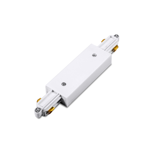 Conector mijloc alimentare alb sina mono Aca