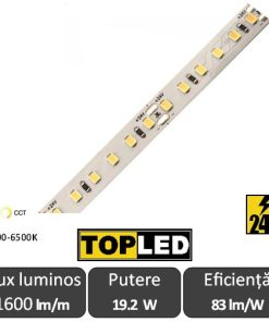 Banda led CCT 120 led 18W/m led Osram Aca 5 ani  241880CCT