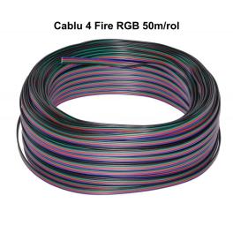 Cablu alimentare RGB 12/24V 50M rola - Ledux