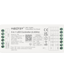 Controler 5in1  20A 2.4Ghz  single color /dual/white/ rgb/rgbw/rgbcct Ledprofiles PR5